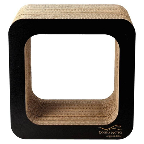 ECO drapak dla kota tunel z drewnianym frontem