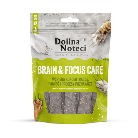 Dolina Noteci Smart Chews Brain & Focus Care Gryzaki funkcjonalne dla psa wspierające pamięć i koncentrację 7 szt.