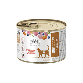 Mokra karma weterynaryjna dla kota z nadwagą 4Vets Natural Weight Reduction 185 g