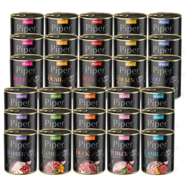  Mokra karma dla psa Piper Animals mix smaków zestaw 30 x 800 g