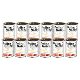 Mokra karma dla psa alergika Dolina Noteci Premium Pure bogata w kurczaka z ryżem 12 x 400 g