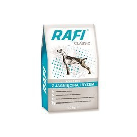Sucha karma dla psa Rafi Classic z jagnięciną i ryżem worek 10 kg