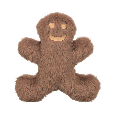 Trixie Xmas Zabawka świąteczna pluszowa z dźwiękiem dla psa Ludzik z piernika 16 cm