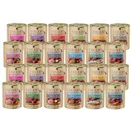 Karma mokra dla psa Luger's Daily Pleasures mix smaków zestaw 24 x 800 g