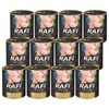 Mokra karma dla psa Rafi z przepiórką zestaw 12 x 800 g