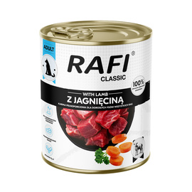 Mokra karma dla psa Rafi Classic z jagnięciną 800 g
