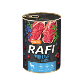 Mokra karma dla psa Rafi z jagnięciną 400 g