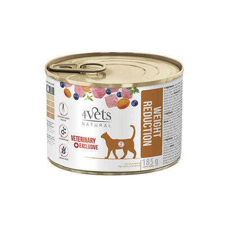Mokra karma weterynaryjna dla kota z nadwagą 4Vets Natural Weight Reduction 185 g