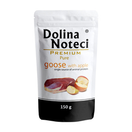 Mokra karma dla psa alergika Dolina Noteci Premium Pure bogata w gęś z jabłkiem 150 g