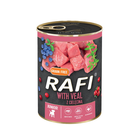 Mokra karma dla psa Rafi junior mix 24 x 400 g