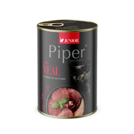 Mokra karma dla kota Piper Animals Junior z cielęciną 400 g