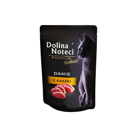 Mokra karma dla kota Dolina Noteci Premium Sterilised danie z kaczki 85 g 