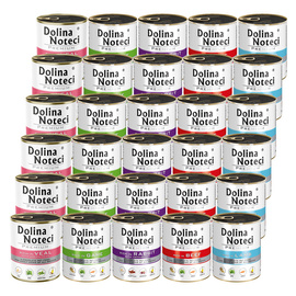 Mokra karma dla psa Dolina Noteci Premium mix 5 smaków bez ryb i drobiu zestaw 30 x 800 g