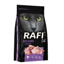 Karma sucha dla kota Rafi Cat z królikiem 7 kg 