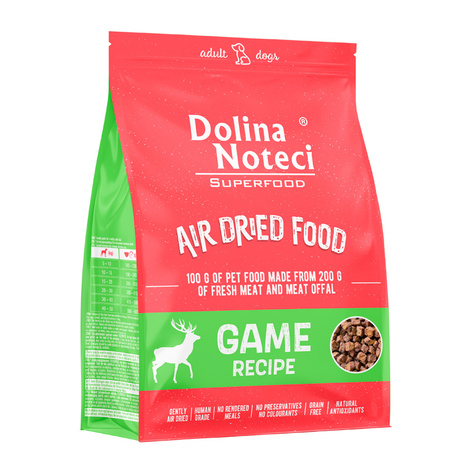 Dolina Noteci Superfood danie z dziczyzny karma suszona dla psa 1 kg