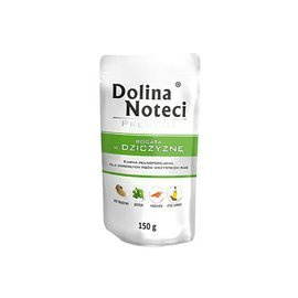 Mokra karma dla psa Dolina Noteci Premium bogata w dziczyznę saszetka 150 g
