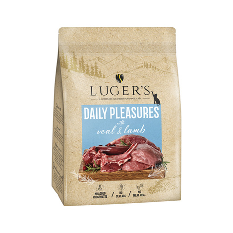 Luger’s Daily Pleasures karma suszona dla kota z cielęciną i jagnięciną 1 kg