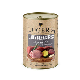 Karma mokra dla psa Luger's Daily Pleasures ze schabem wieprzowym, ziemniakiem i pietruszką 400 g